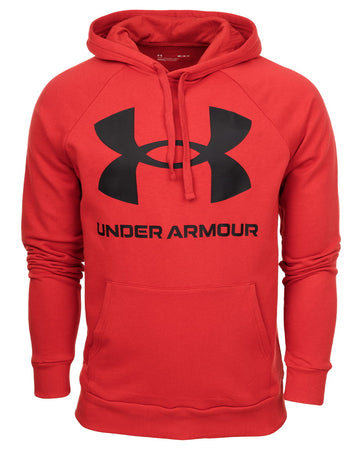 Sudadera Hombre Under Armour Rival Big Logo HD capucha Algodón - 1357093 - 839 - rojo depor8com